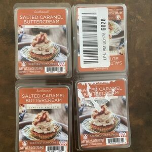 4 Pack/ Scentsationals Wax melt, Salted Caramel Buttercream